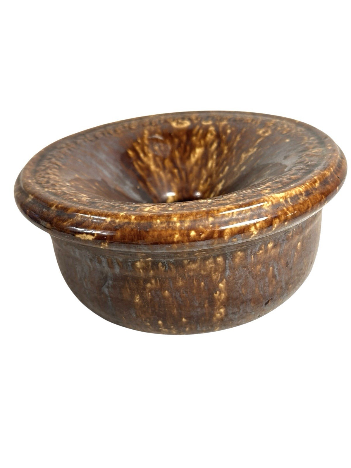 Antique Rockingham Bennington Spittoon Owned by Martha Stewart at Turkey Hill