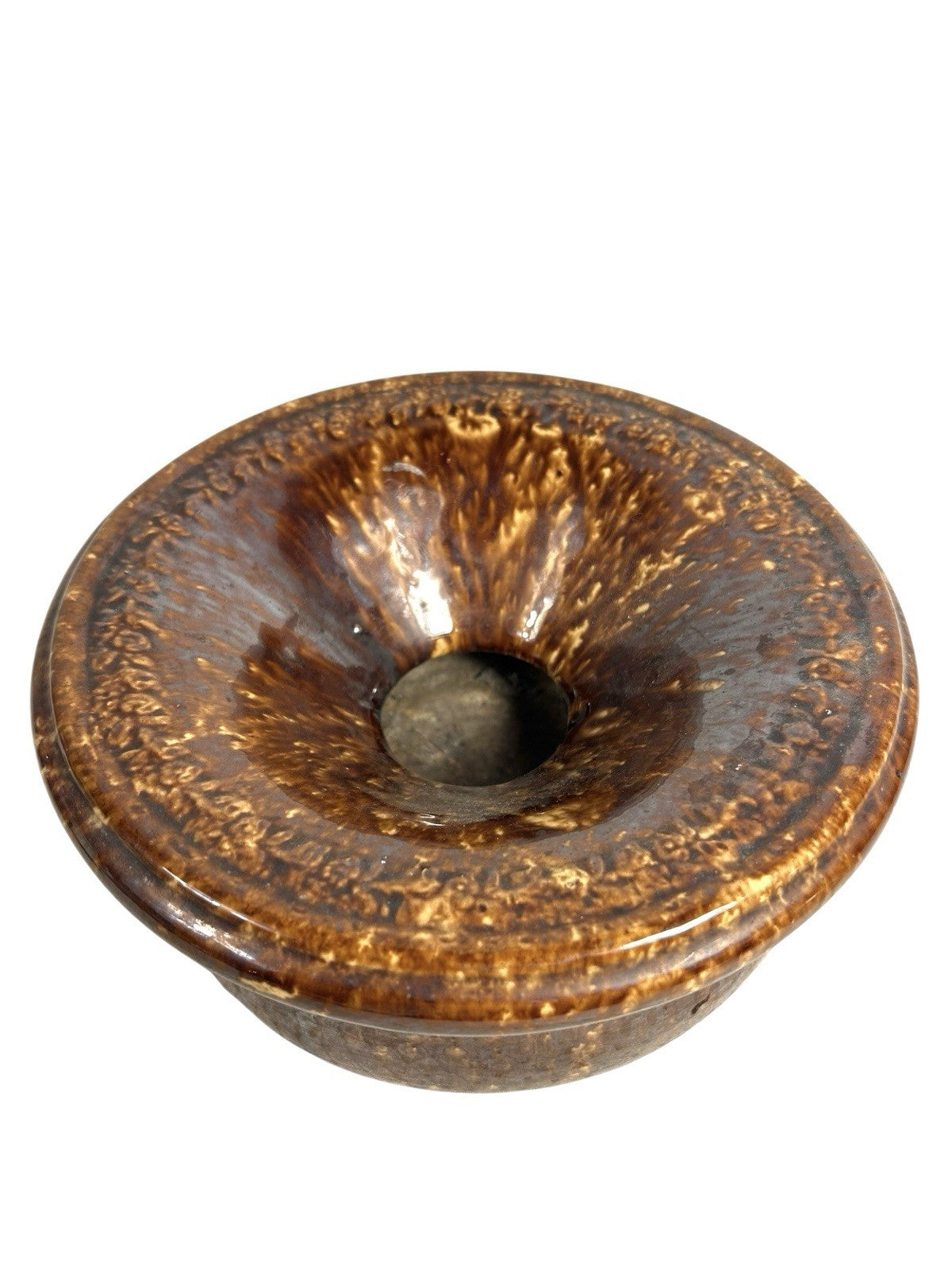 Antique Rockingham Bennington Spittoon Owned by Martha Stewart at Turkey Hill