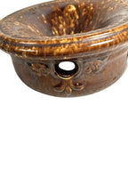 Antique Rockingham Bennington Spittoon Owned by Martha Stewart at Turkey Hill