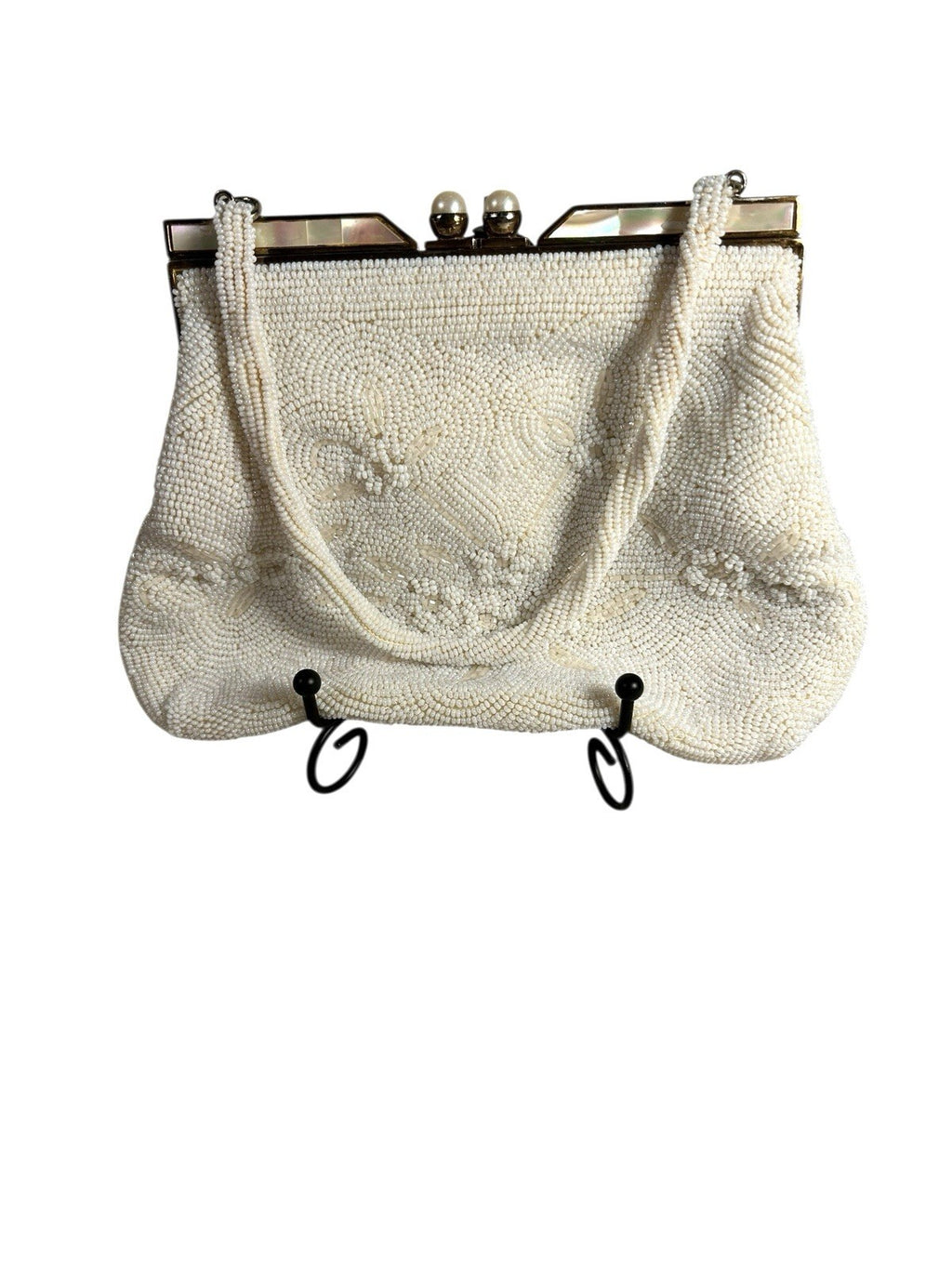 Vintage Ed B. Robinson EBR Beaded Clutch Purse