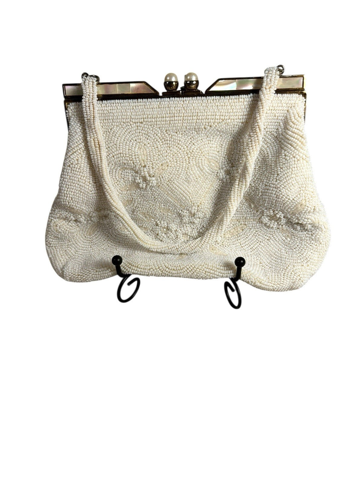 Vintage Ed B. Robinson EBR Beaded Clutch Purse