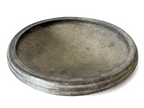 Antique Rustic Primitive Blackware Pottery Grinding Bowl
