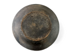 Antique Rustic Primitive Blackware Pottery Grinding Bowl