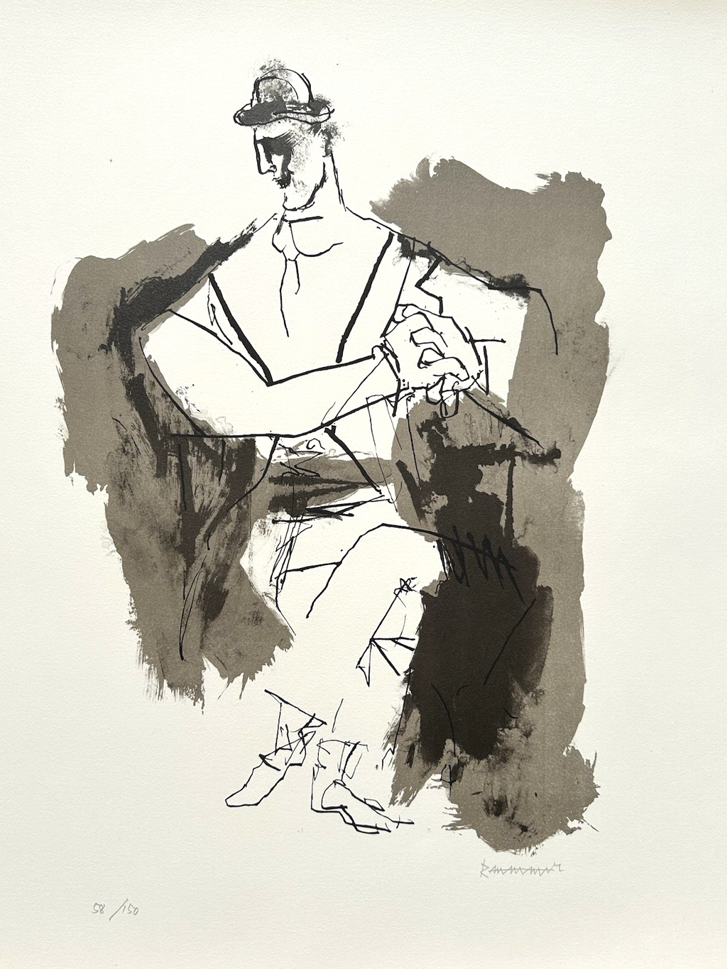 Vintage Modernist Expressionist Lithograph Portfolio 20 Prints - Abraham Rattner