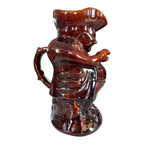 Antique Staffordshire Bennington Rockingham Toby Snuff Taker Jug Pitcher