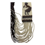 Vintage Southwestern Native American Beaded Necklace - Dancer Pattern