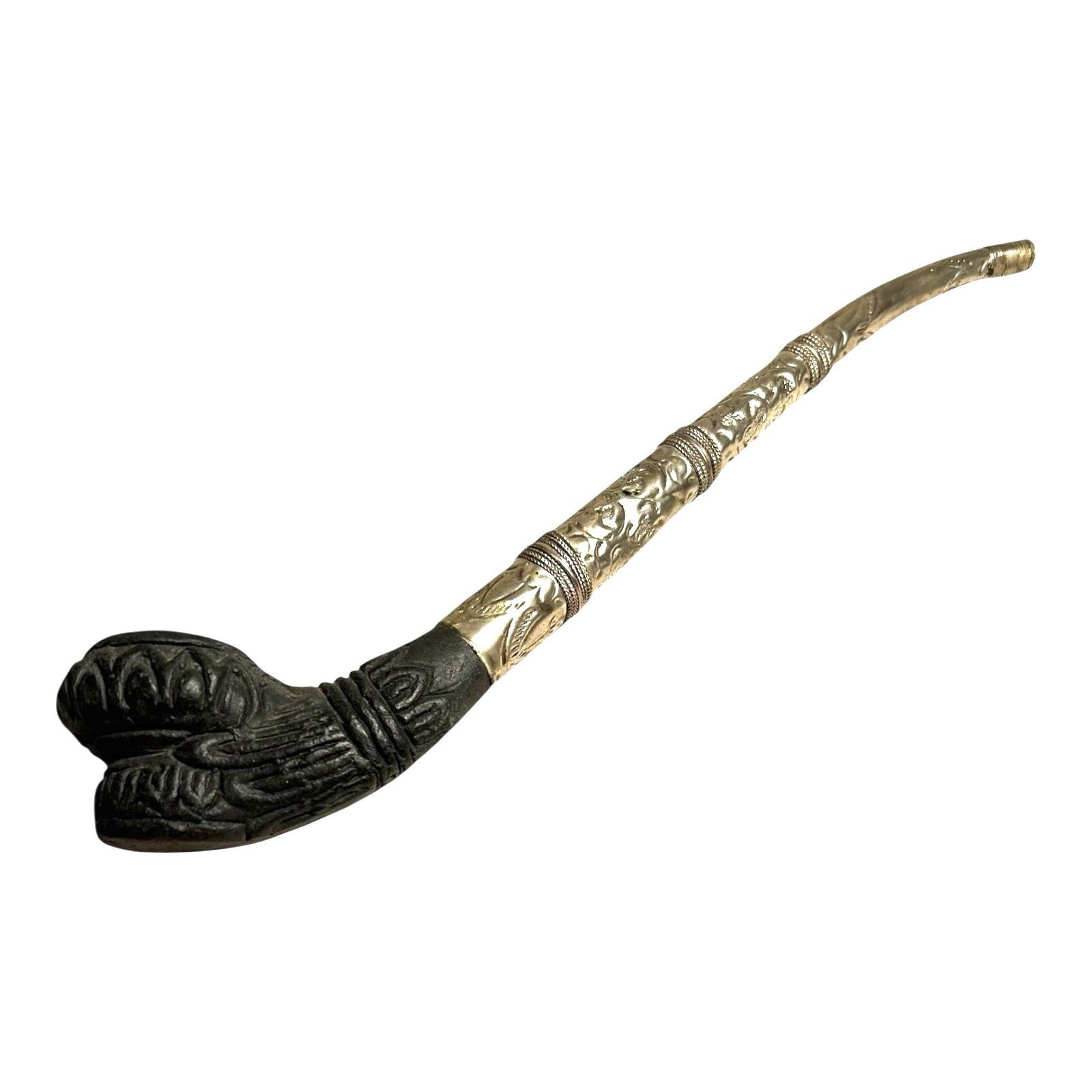 Antique Chinese Clay Pipe