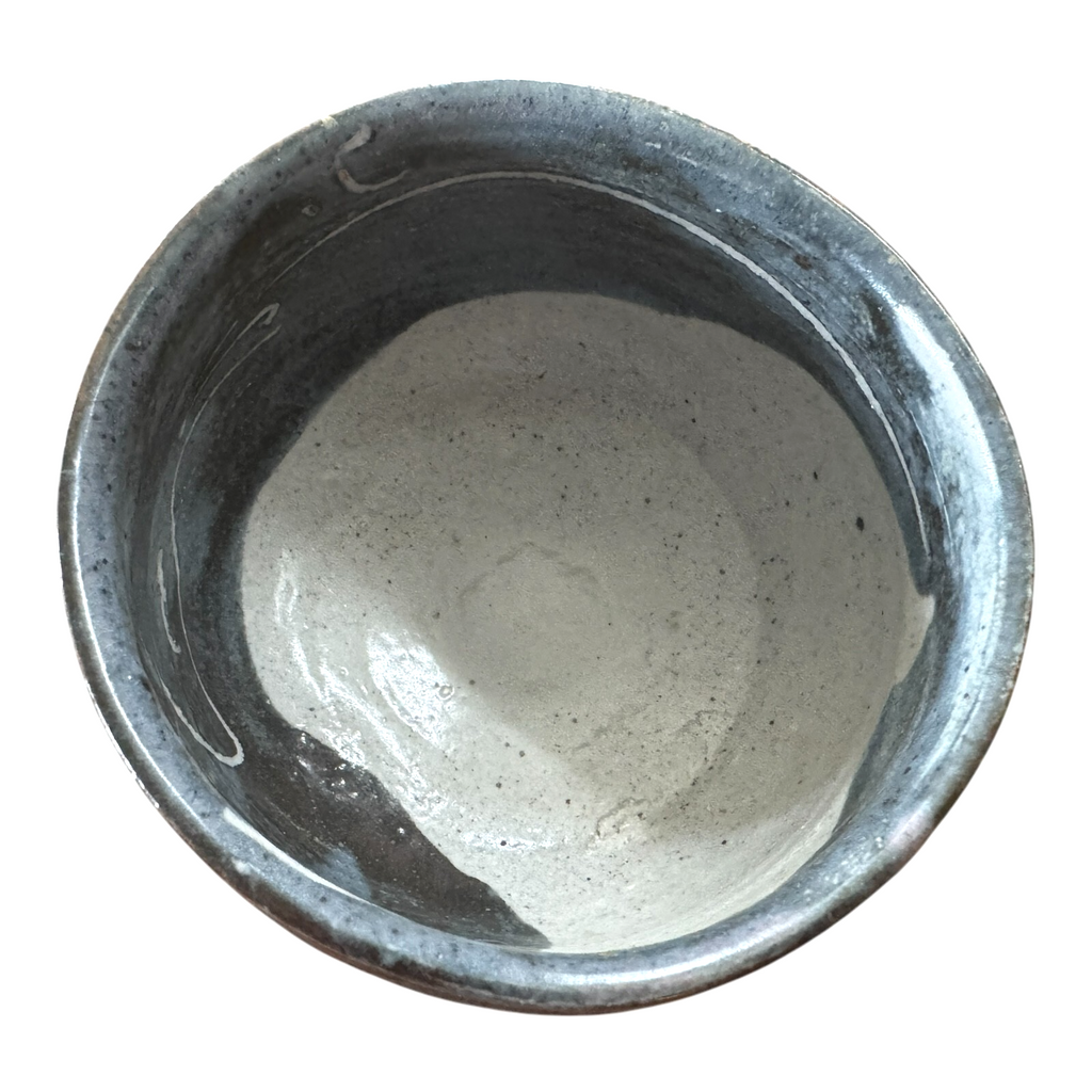 Vintage Japanese Studio Art Pottery Chawan Matcha Tea Bowl - Signed, Makoto Yabe
