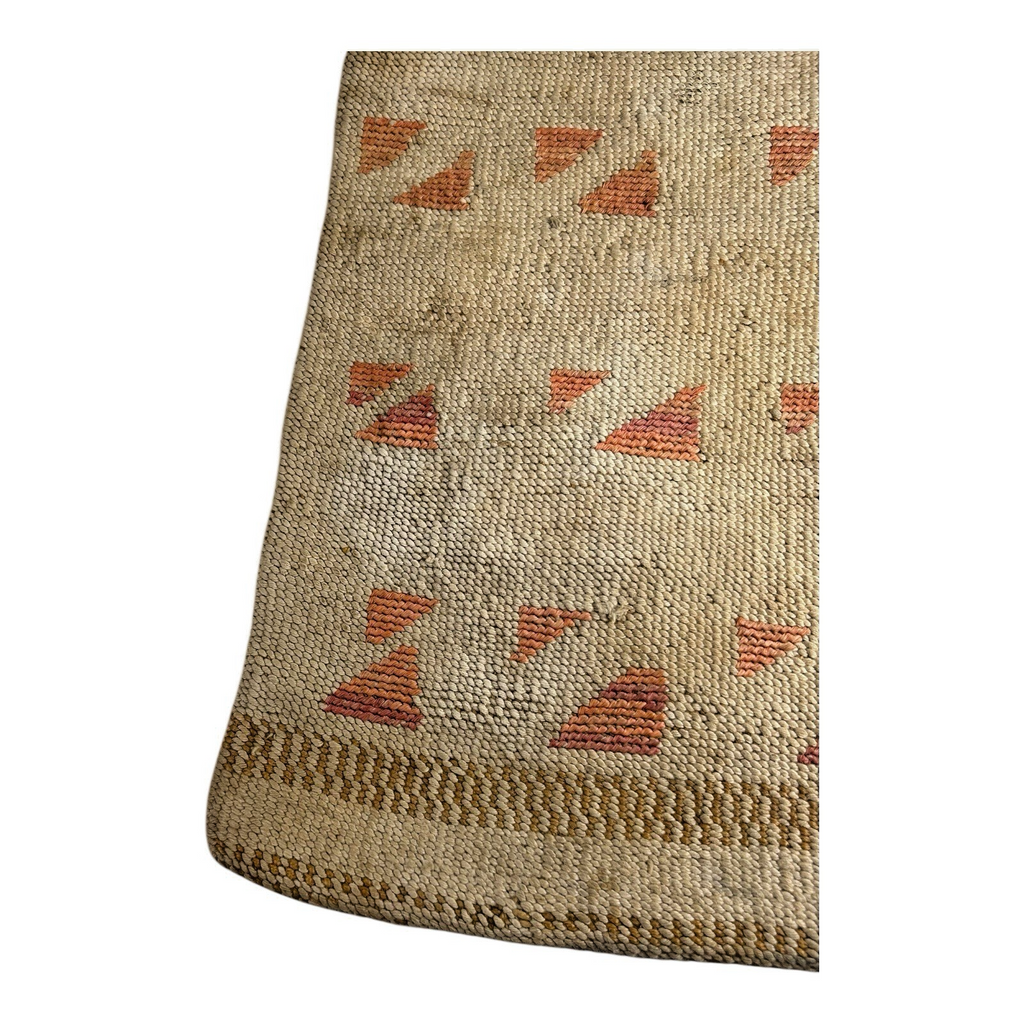 Antique Native American Nez Perce Corn Husk Woven Flat Bag