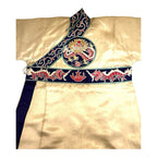 Antique Chinese Hand Embroidered Qing Dynasty Silk Dragon Themed Child's Robe