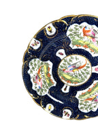 Antique Chelsea Porcelain Cabinet Plate with Exotic Birds and Insects