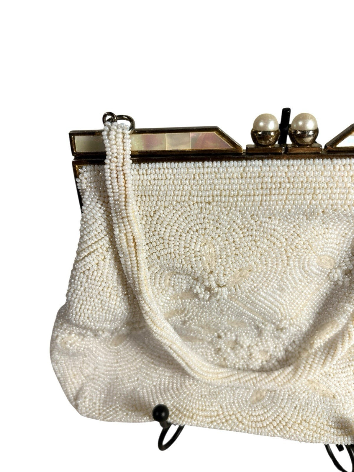 Vintage Ed B. Robinson EBR Beaded Clutch Purse