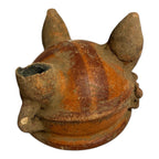 Antique Pre-Columbian Handmade Terracotta Tripod Footed Bowl