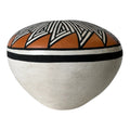 Vintage Native American Acoma Pueblo Pottery Seed Jar Vase – Signed M.P.
