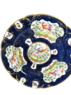 Antique Chelsea Porcelain Cabinet Plate with Exotic Birds and Insects