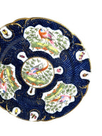 Antique Chelsea Porcelain Cabinet Plate with Exotic Birds and Insects