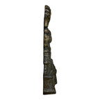 Antique Solid Brass Punch & Judy Doorstop - Judy