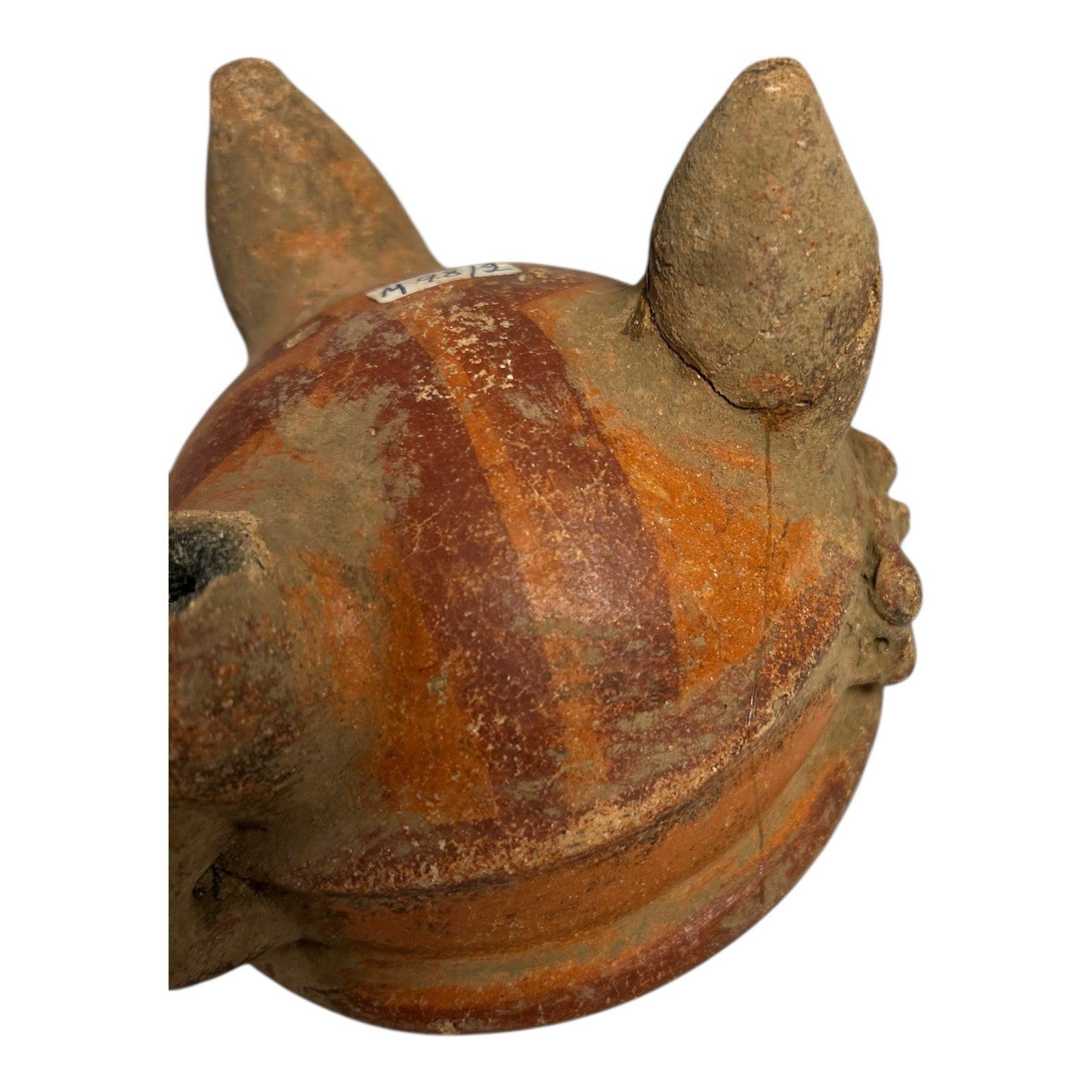 Antique Pre-Columbian Handmade Terracotta Tripod Footed Bowl