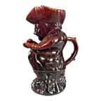 Antique Staffordshire Bennington Rockingham Toby Snuff Taker Jug Pitcher