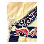 Antique Chinese Hand Embroidered Qing Dynasty Silk Dragon Themed Child's Robe