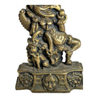 Antique Solid Brass Punch & Judy Doorstop - Punch and Toby