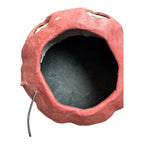 Vintage Original German Paper Mache Halloween Devil Jack O' Lantern Candy Pail