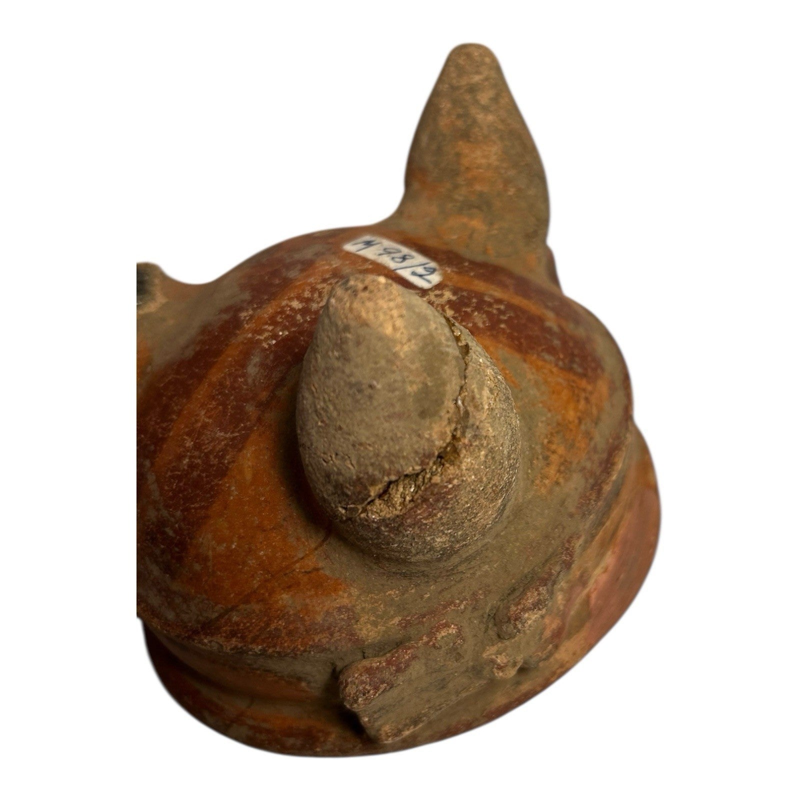 Antique Pre-Columbian Handmade Terracotta Tripod Footed Bowl