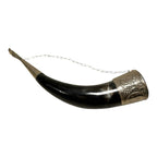 Antique Norwegian Viking Drinking Horn - Ornate