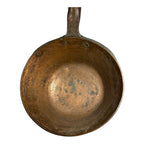 Antique Heavy French Copper Cooking Pot with Wood Handle