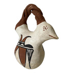 Vintage Native American Acoma Pueblo Pottery Bird Effigy Pot (Signed, Toribio)