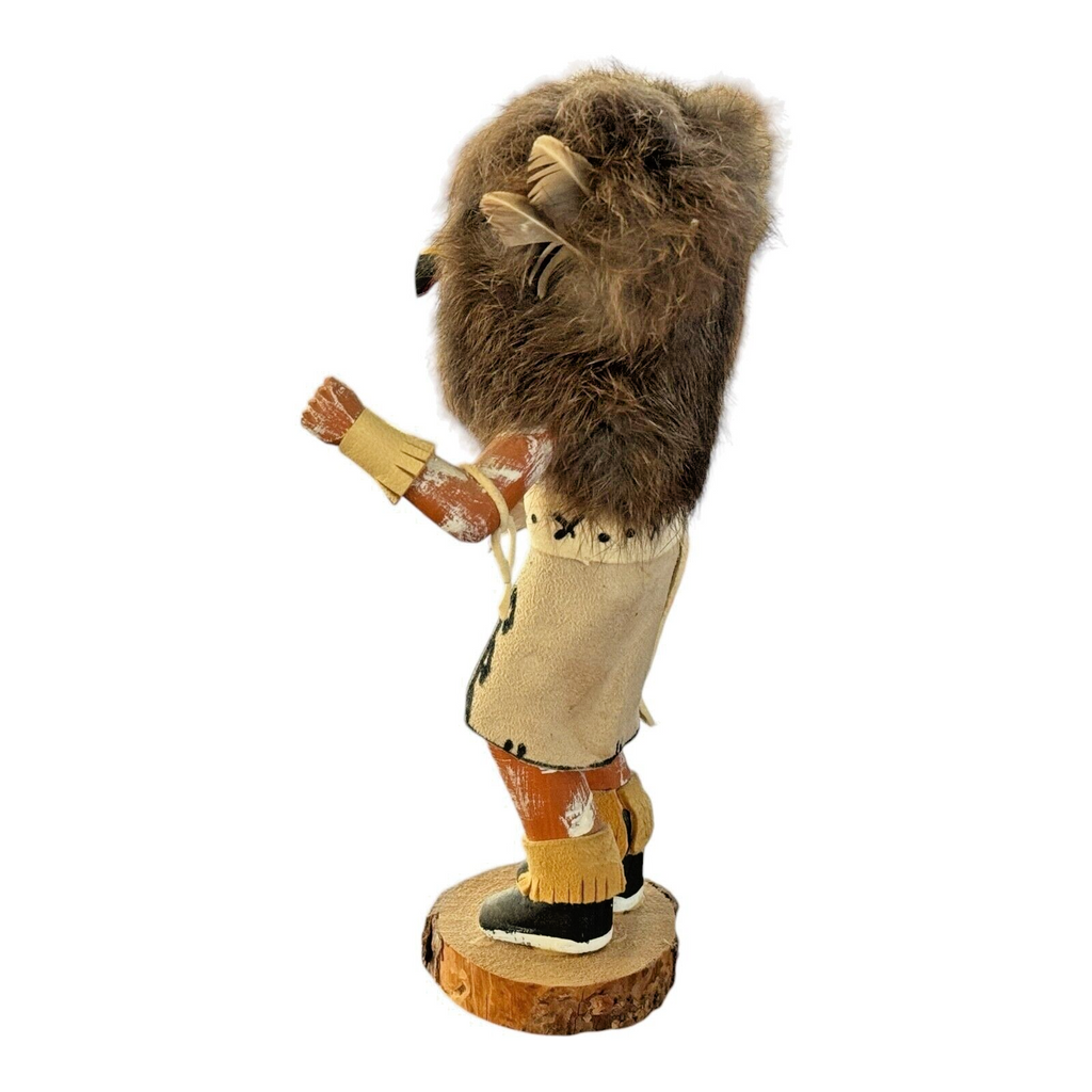 Vintage Native American Hopi Kachina Doll - Buffalo Mask