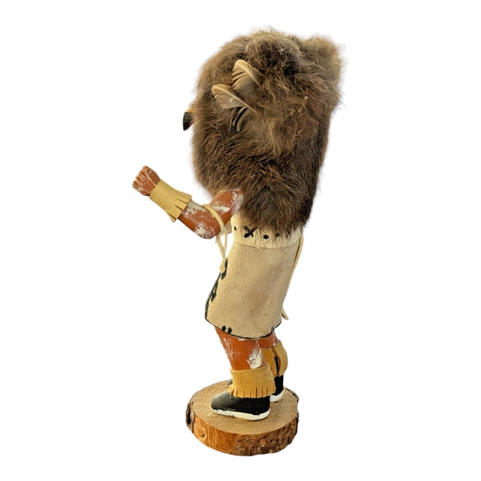 Vintage Native American Hopi Kachina Doll - Buffalo Mask