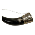 Antique Norwegian Viking Drinking Horn - Ornate