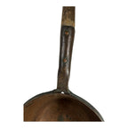 Antique Heavy French Copper Cooking Pot with Wood Handle