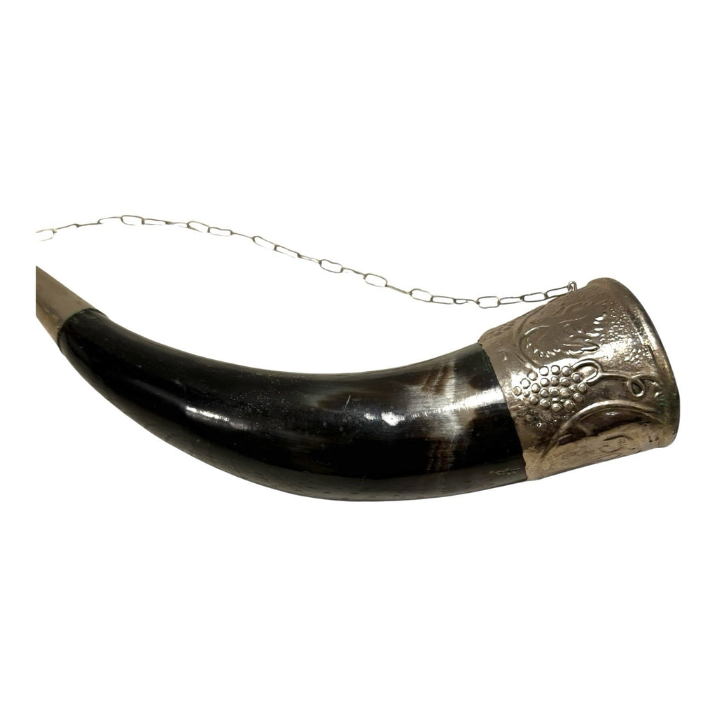 Antique Norwegian Viking Drinking Horn - Ornate