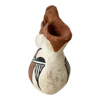 Vintage Native American Acoma Pueblo Pottery Bird Effigy Pot (Signed, Toribio)