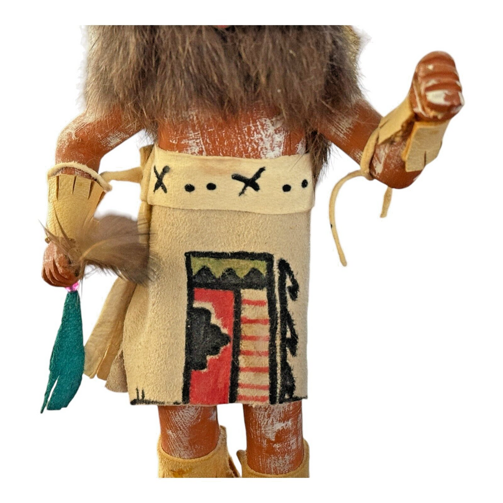 Vintage Native American Hopi Kachina Doll - Buffalo Mask