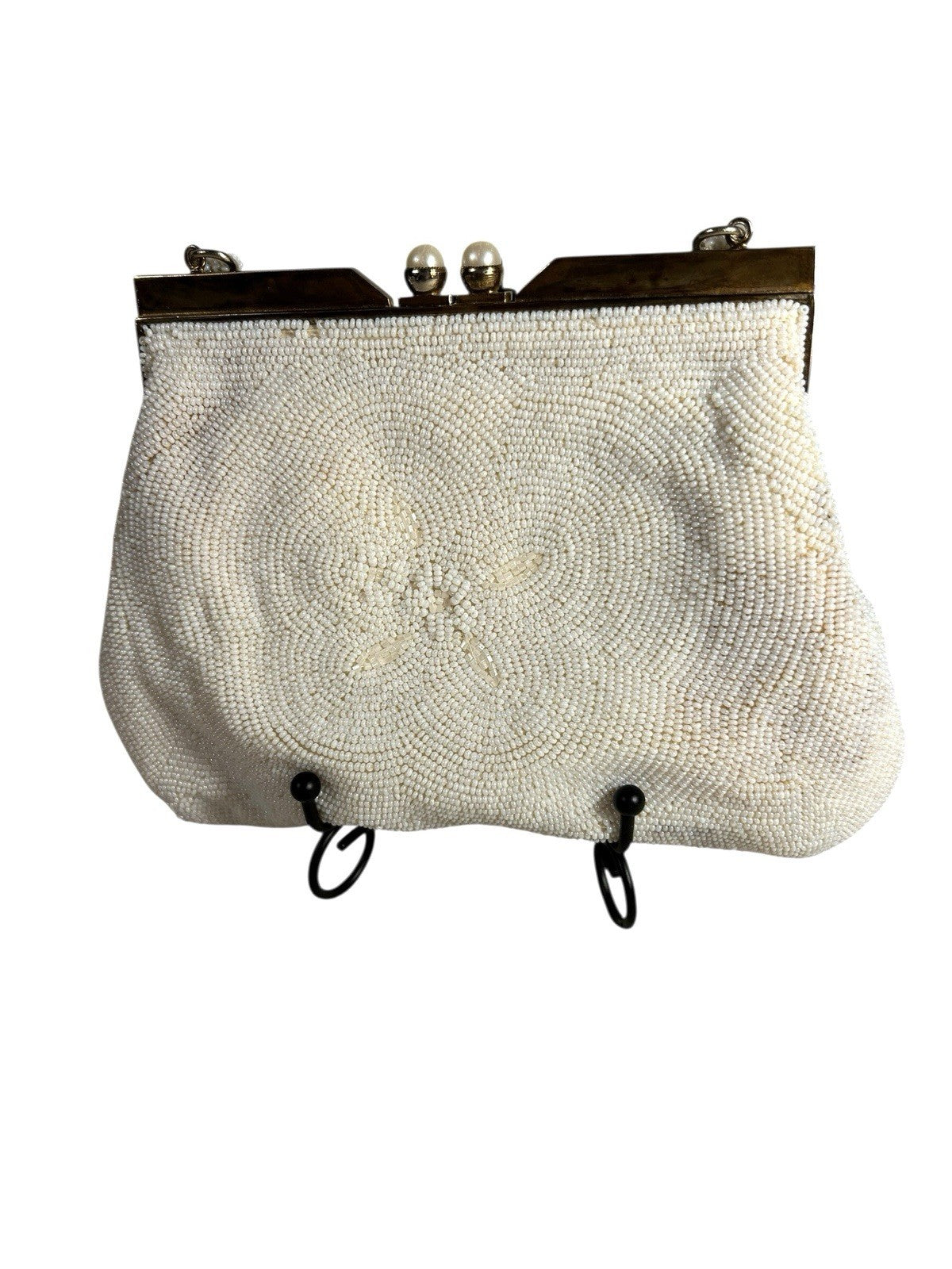 Vintage Ed B. Robinson EBR Beaded Clutch Purse