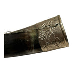 Antique Norwegian Viking Drinking Horn - Ornate