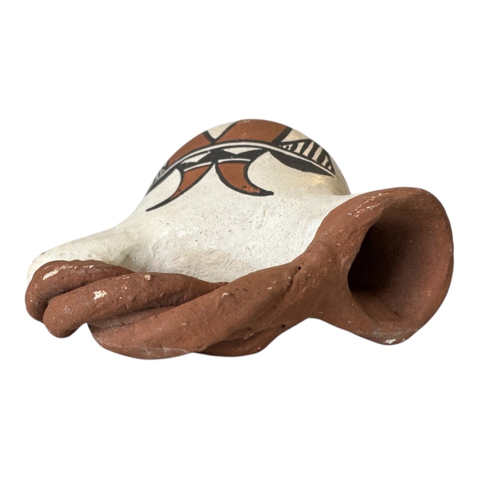 Vintage Native American Acoma Pueblo Pottery Bird Effigy Pot (Signed, Toribio)