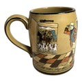 Antique Buffalo Pottery Mug Beer Stein Fallowfield Hunt At the Three Pigeons