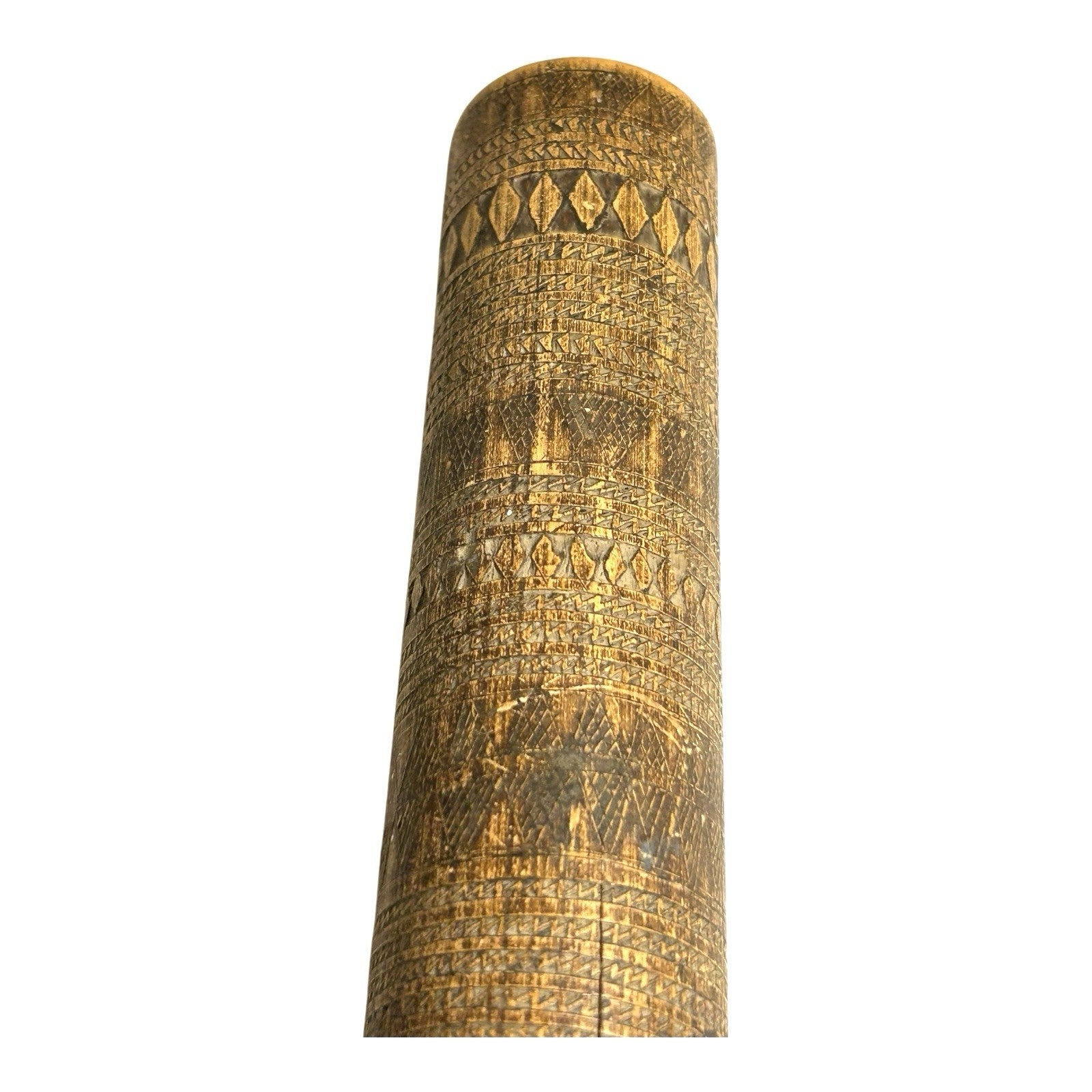Antique Intricately Carved Betel Nut Lime Holder