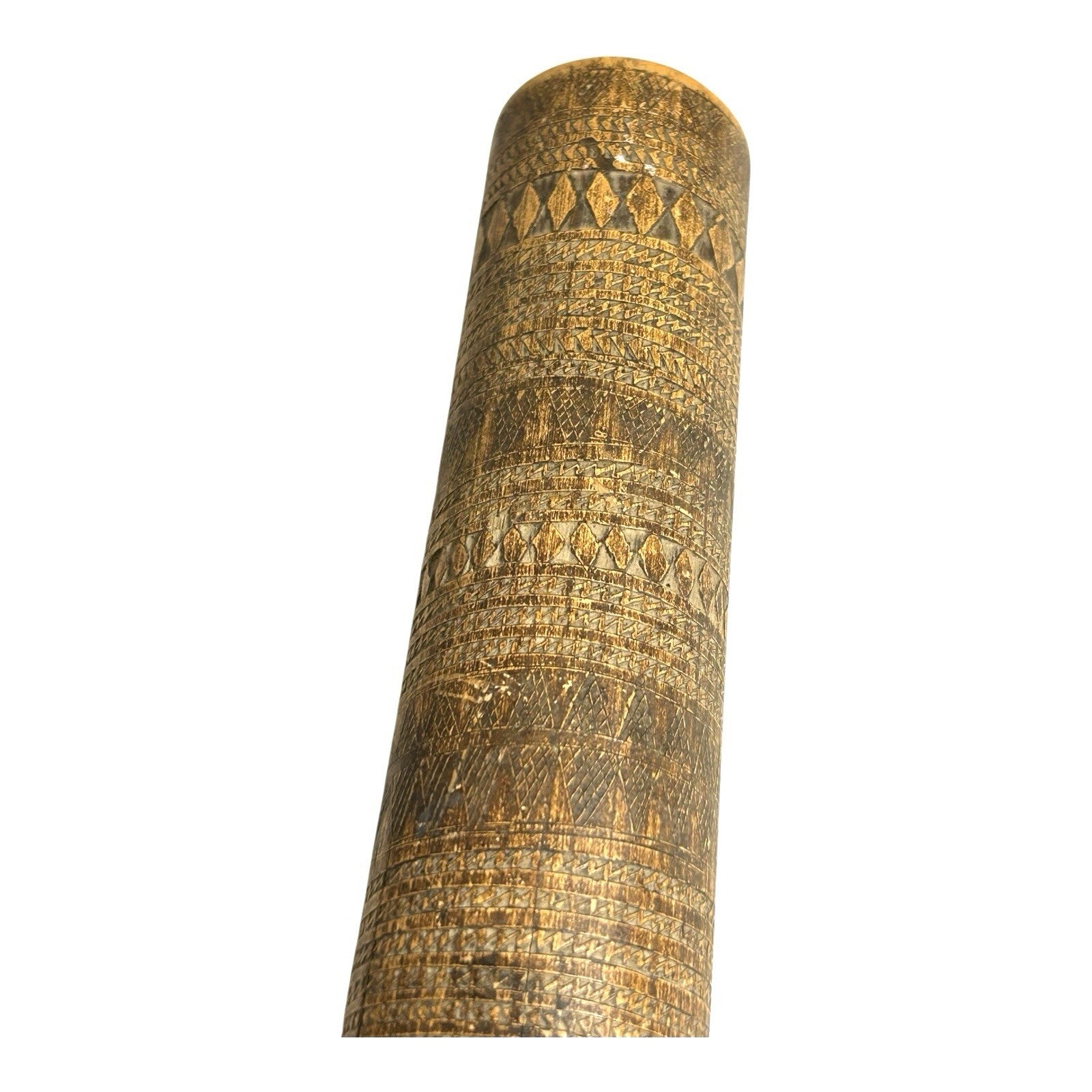 Antique Intricately Carved Betel Nut Lime Holder