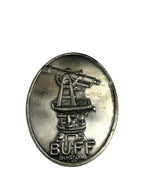 Antique Buff Boston Transit Telescope Emblem