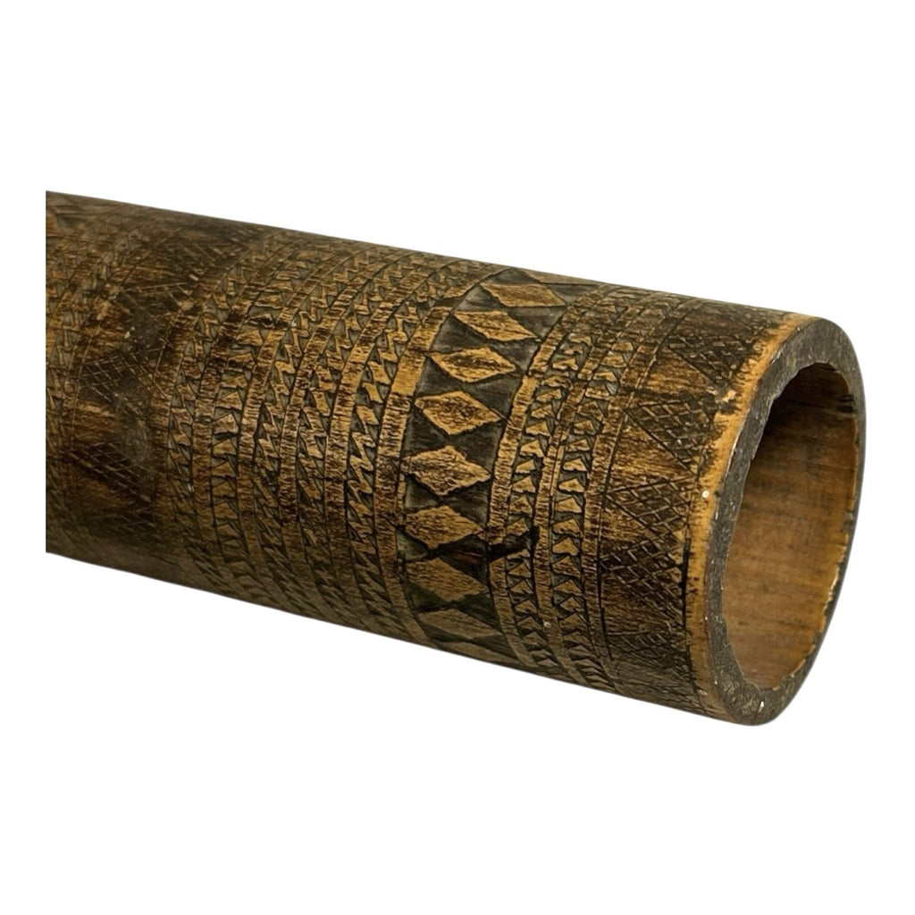 Antique Intricately Carved Betel Nut Lime Holder