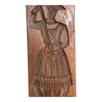 Antique Large Springerle Speculaas Double Sided Man & Woman Folk Art Cookie Mold