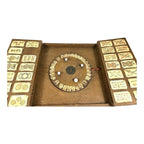 Antique Spinning Wheel Tarot Card Reading Set with Wood Case - Baraja
