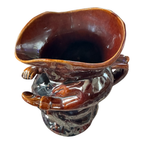 Antique Staffordshire Bennington Rockingham Toby Snuff Taker Jug Pitcher