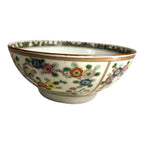 Antique Chinese Export Famille Rose Flower and Birds Bowl