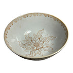 Antique Qing Dynasty Famille Rose Floral Bowl